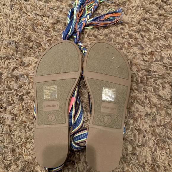 Sam & Libby Ankle Wrap Sandals - Picture 4 of 4